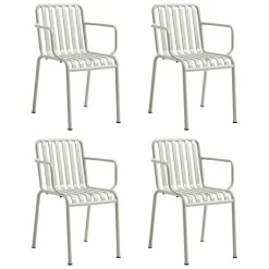 Palissade Garten-Armlehnstuhl 4er Set