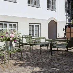 Palissade Gartenset Lounge Sofa + Ottoman