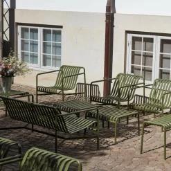 Palissade Gartenset Lounge Sofa + Ottoman