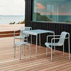 Palissade Gartentisch Feuerverzinkt 82,5x90cm