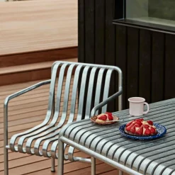 Palissade Gartentisch Feuerverzinkt 82,5x90cm