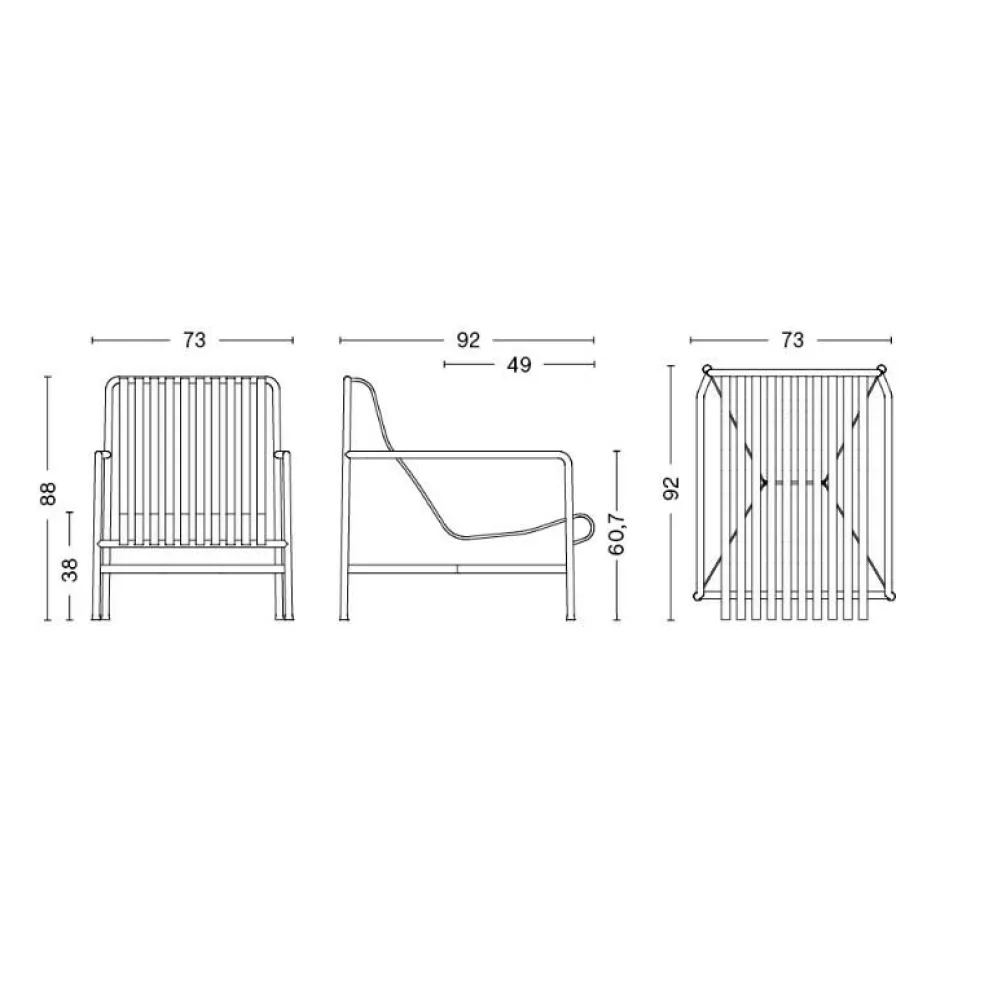 Palissade Lounge Chair High