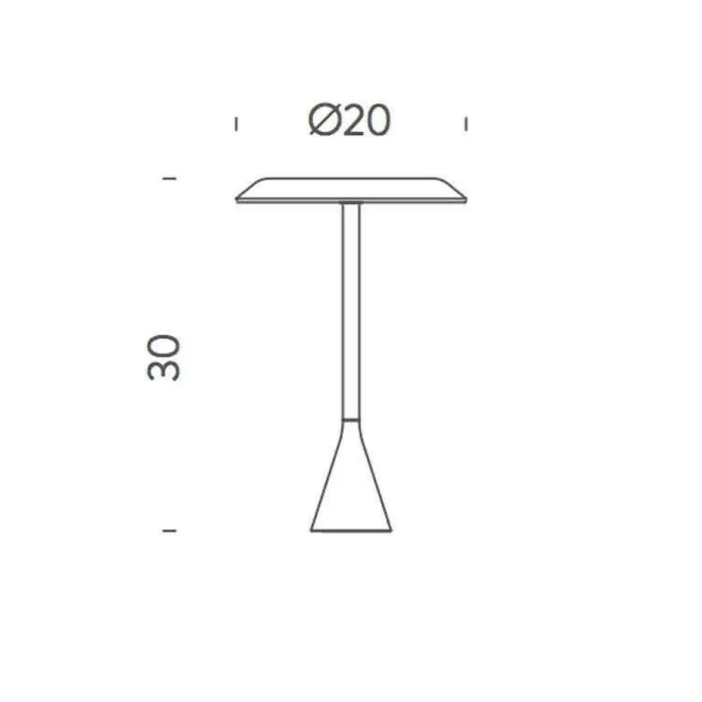 Panama Mini LED Tischleuchte mit Akku