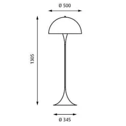 Panthella Stehleuchte