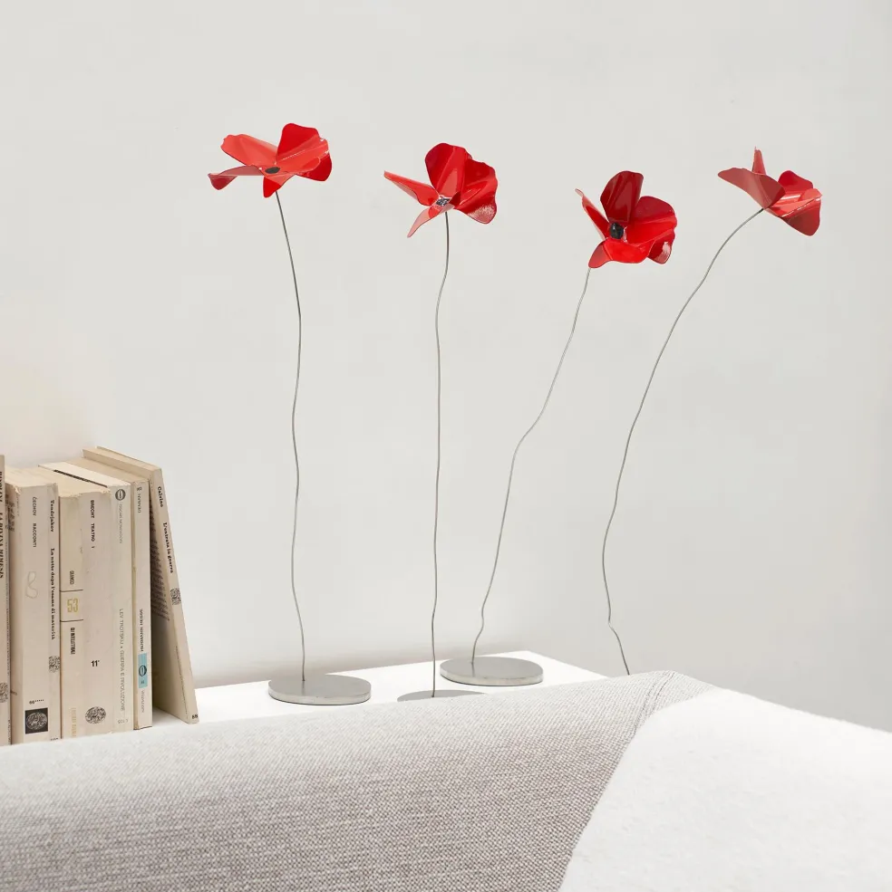 Papavero Delicato Mohnblume Tischdekoration