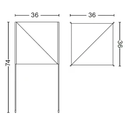 Paper Cube Stehleuchte