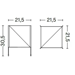 Paper Cube Tischleuchte