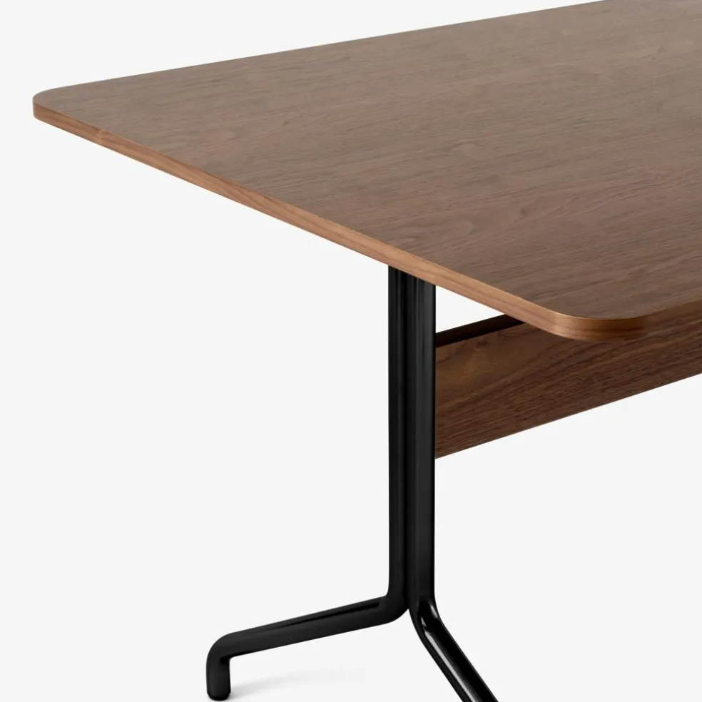 Pavilion AV19 Esstisch 90x200cm Gestell schwarz