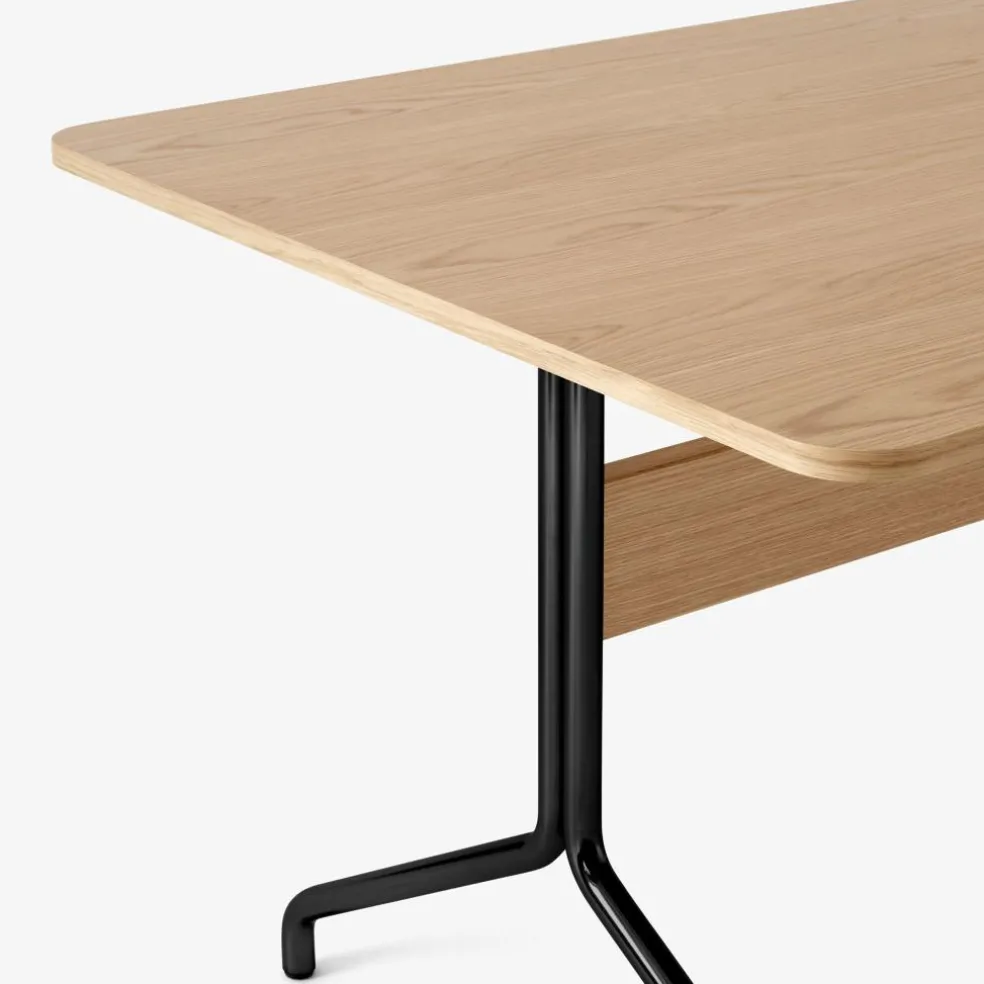 Pavilion AV19 Esstisch 90x200cm Gestell schwarz