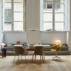 Pavilion AV19 Esstisch 90x200cm Gestell chrom