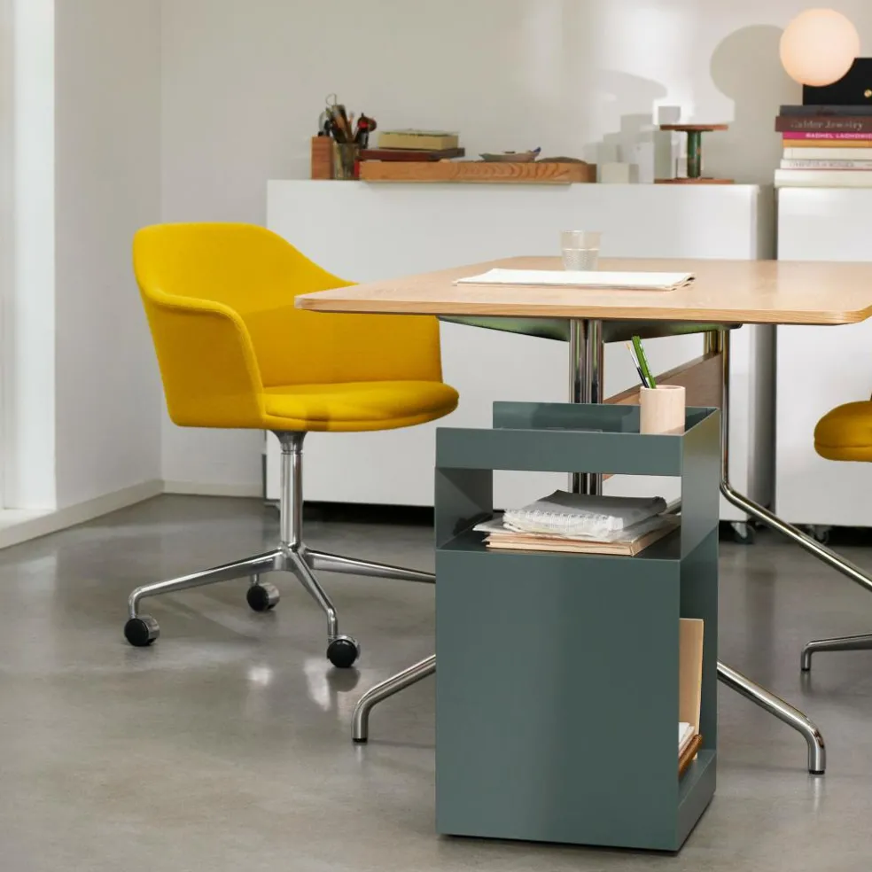 Pavilion AV18 Schreibtisch 90x160cm Gestell chrom