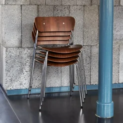 Pavilion AV1 Stuhl Gestell Chrom