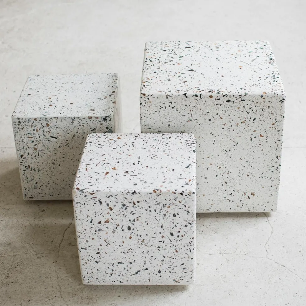 Pawn Terrazzo Beistelltisch 30x30cm