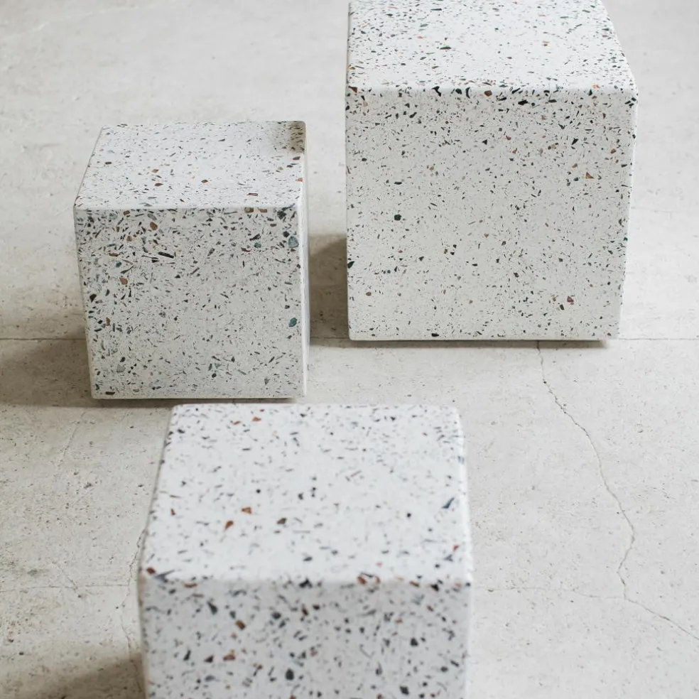 Pawn Terrazzo Beistelltisch 30x30cm