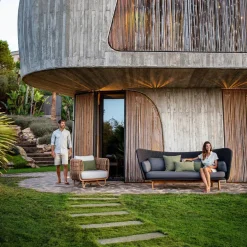 Peacock Wing 3-Sitzer Outdoor Lounge Sofa