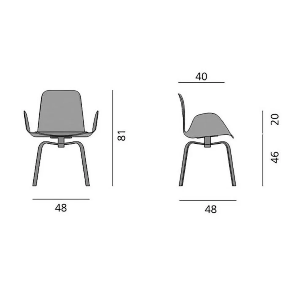 Pec Armlehnstuhl drehbar