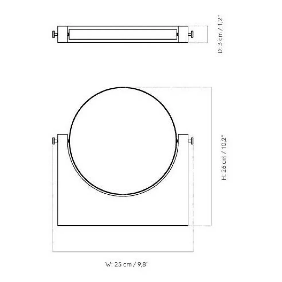 Pepe Wandspiegel Marmor