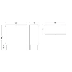 Perforated Sideboard M