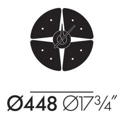 Petal Clock Nelson Wanduhr