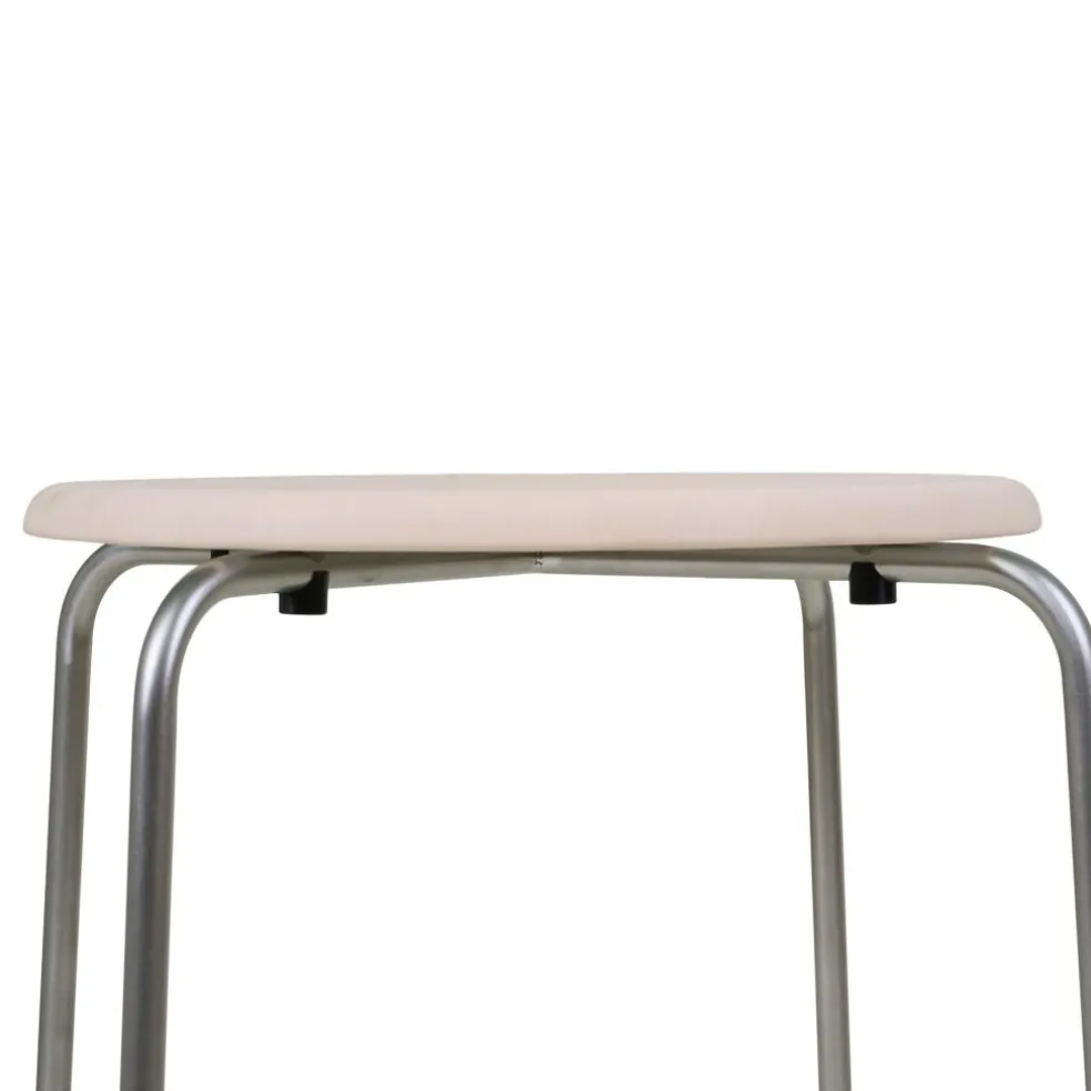 Petit Rond Hocker Leder