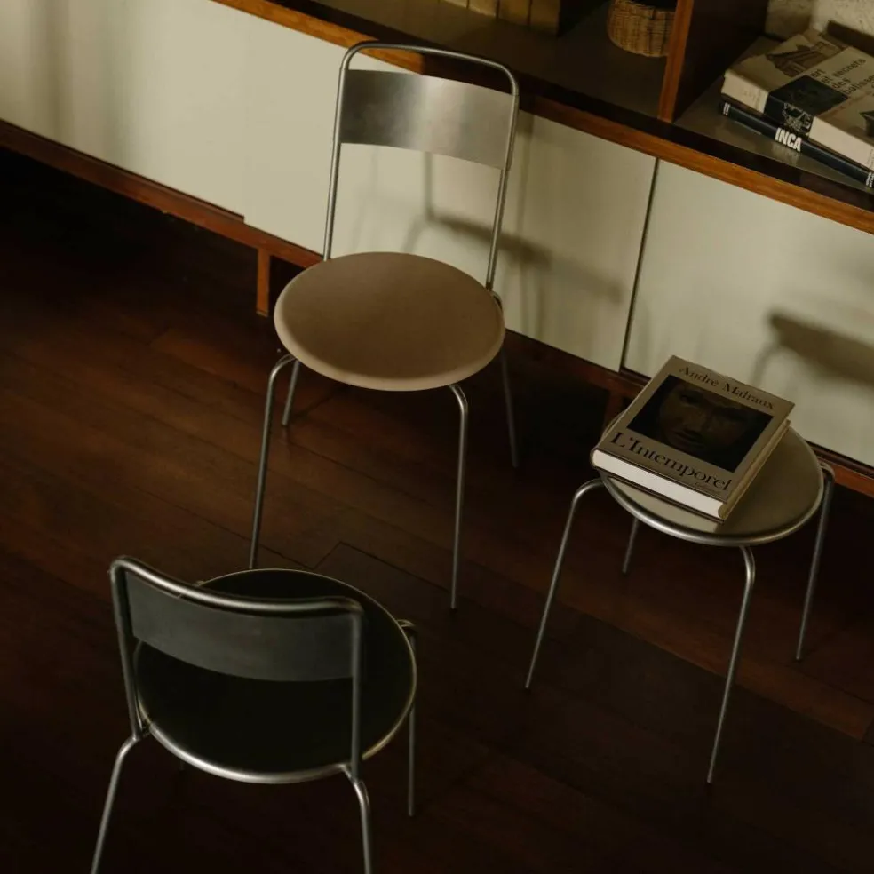 Petit Rond Stuhl Leder