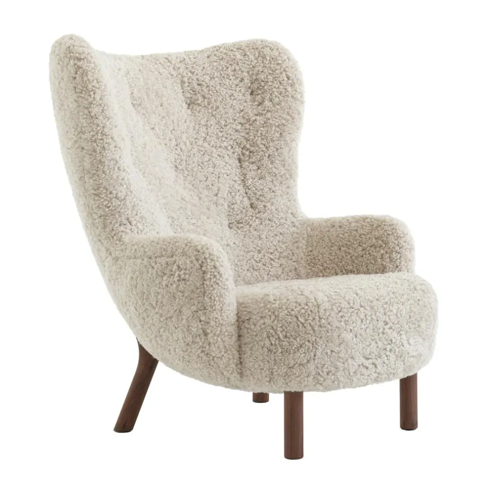 Petra VB3 Lounge Chair Gestell Walnuss