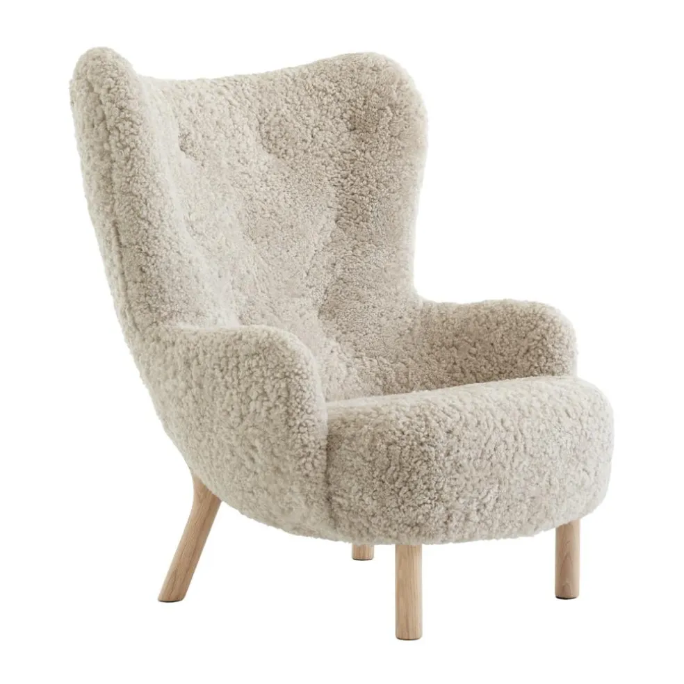 Petra VB3 Lounge Chair Gestell Eiche