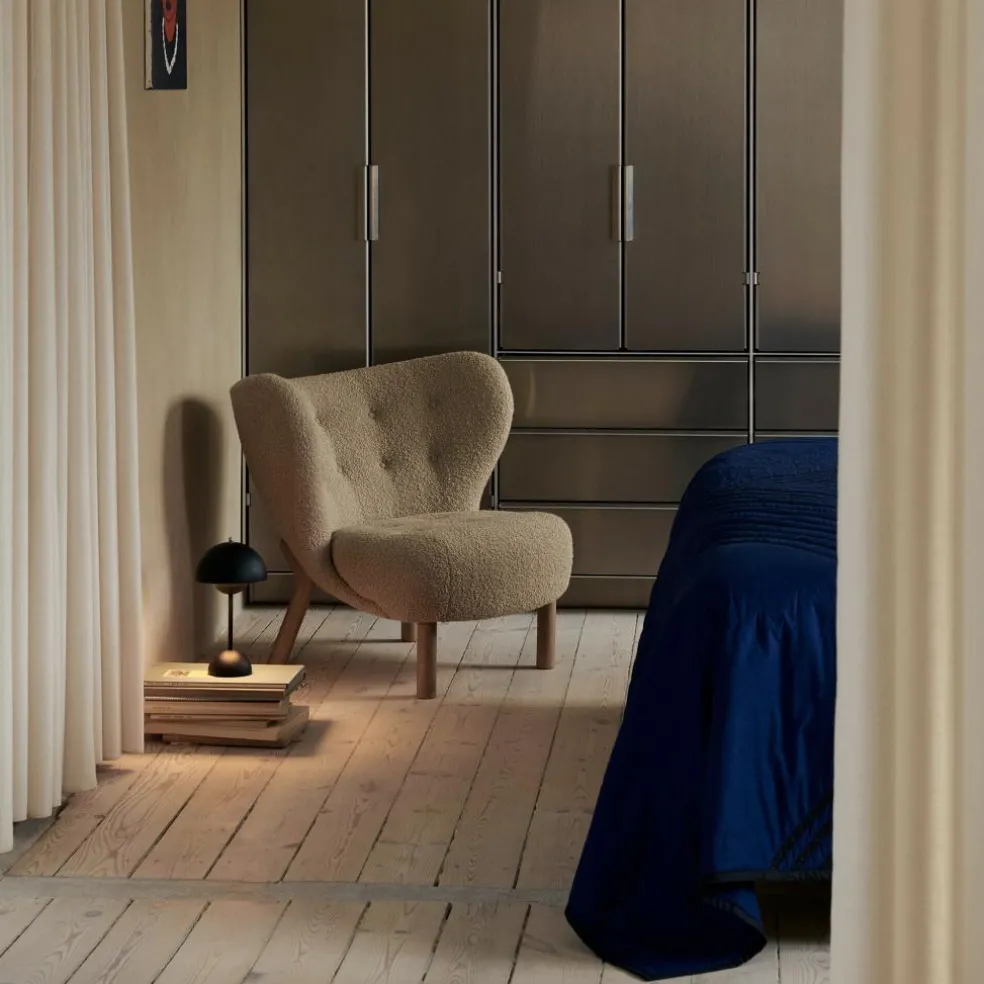 Petra VB3 Lounge Chair Gestell Eiche