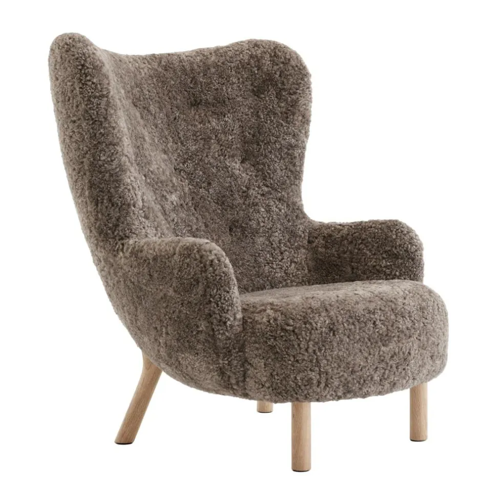 Petra VB3 Lounge Chair Gestell Eiche