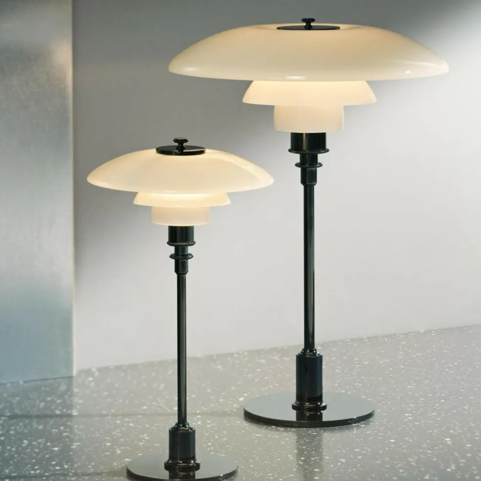 PH 3 1/2 - 2 1/2 Glas Tischleuchte
