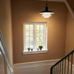 PH 5/5 Pendelleuchte Opalglas und Metall