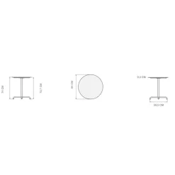 Pico Gartentisch Gestell 4-Stern Ø 64cm