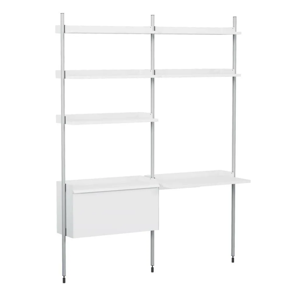 Pier System 12 Regal mit Schreibtisch