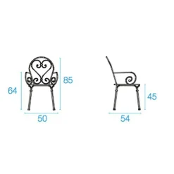 Pigalle Gartenarmlehnstuhl