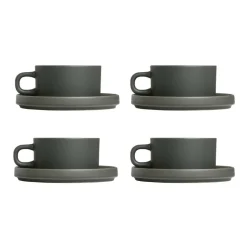 Pilar Teetasse mit Untertasse 4er Set