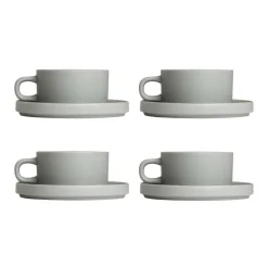 Pilar Teetasse mit Untertasse 4er Set