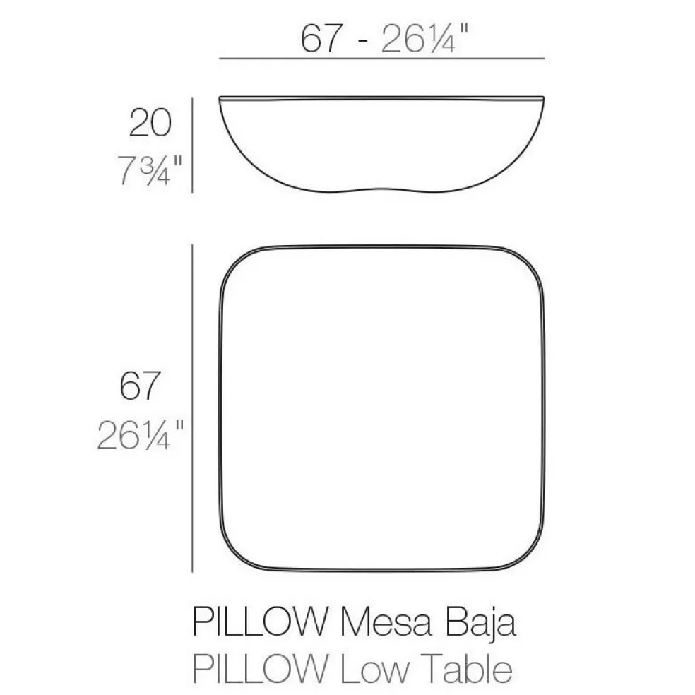 Pillow Gartenbeistelltisch