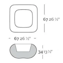 Pillow Pflanzbehälter