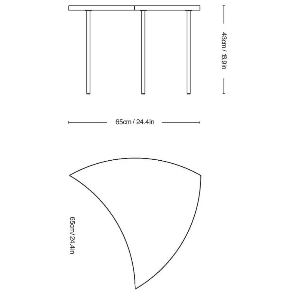 Pinwheel HM7 Beistelltisch