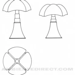 Pipistrello Tischleuchte
