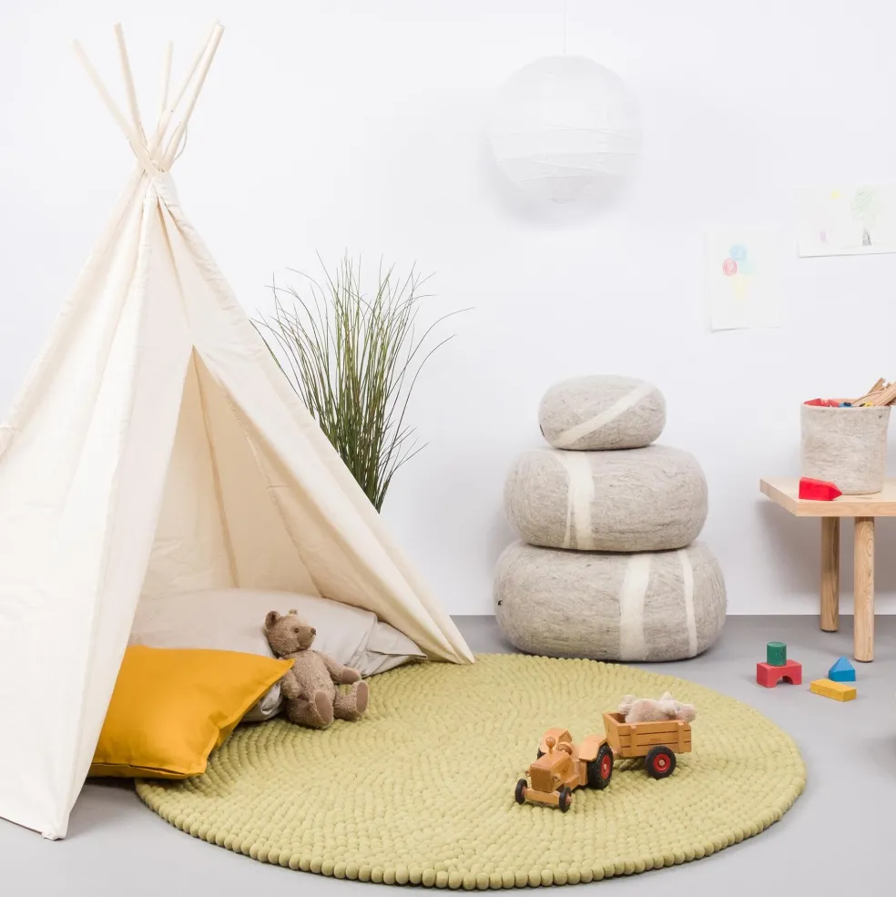 Pitt Filzkugelteppich