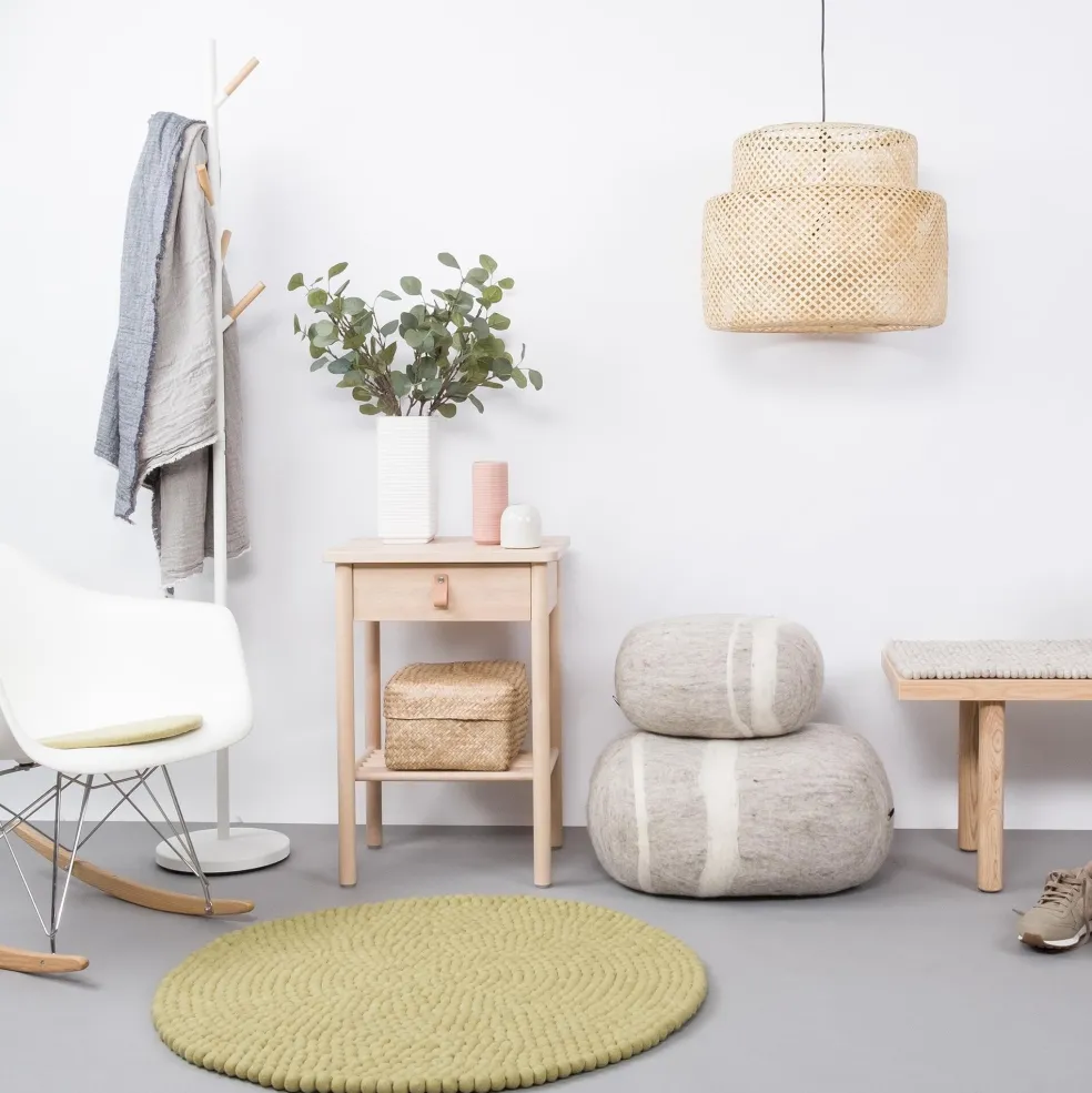 Pitt Filzkugelteppich