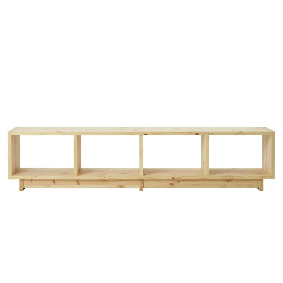 Plank Bücherregal niedrig