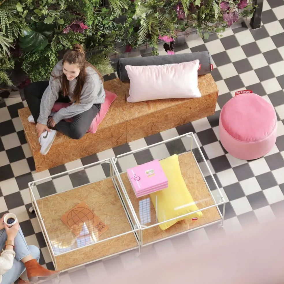 Point Pouf/Hocker Samt