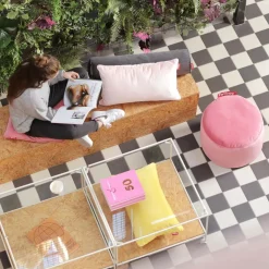 Point Pouf/Hocker Samt