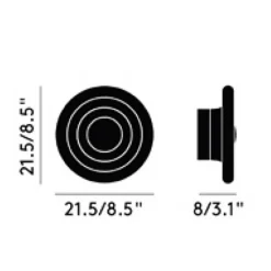 Press Surface LED Wandleuchte Mini