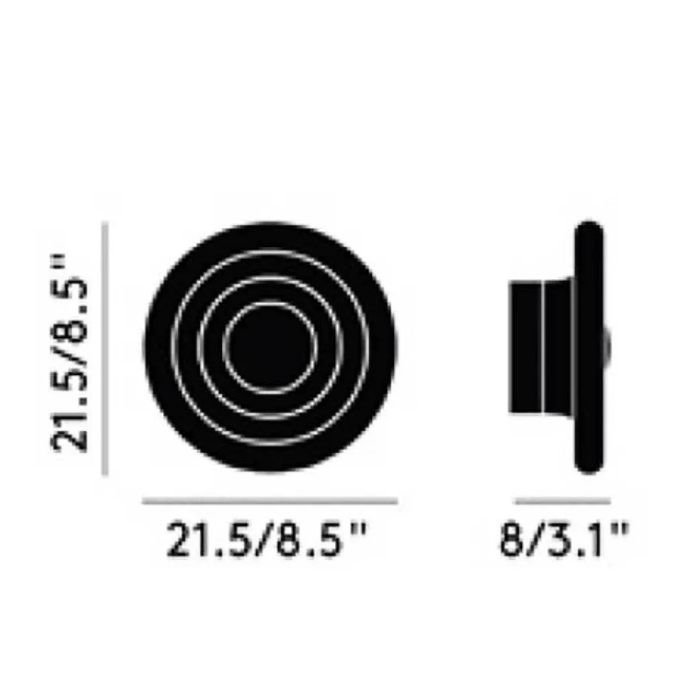 Press Surface LED Wandleuchte Mini