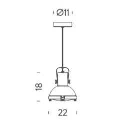 Projecteur 165 Pendelleuchte