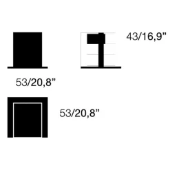 Ptolomeo X4 Short Büchersäule