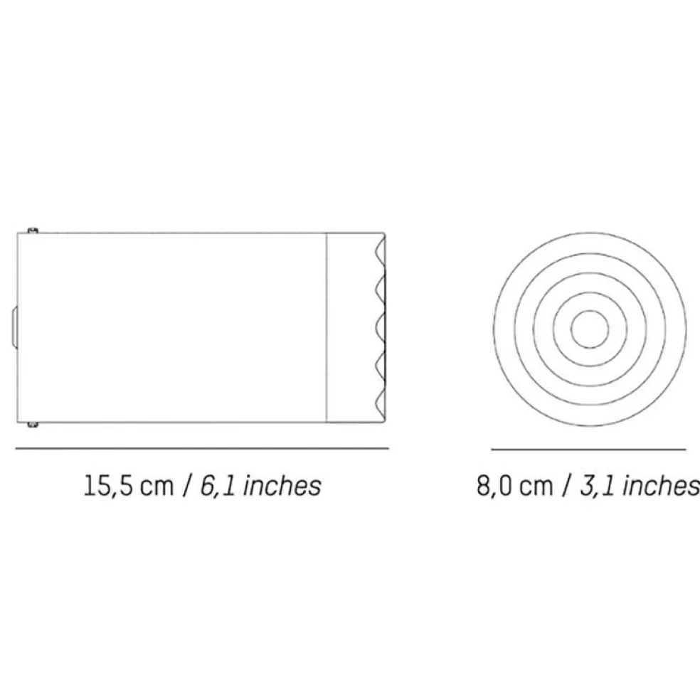 Pyl LED Wandleuchte/Deckenleuchte S